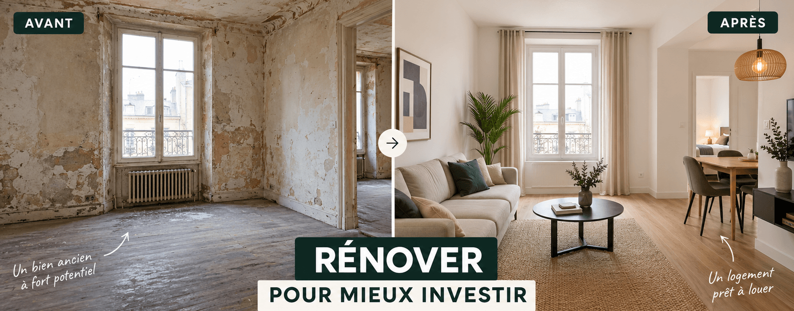 Comment rénover un investissement locatif ? Les 10 étapes pour transformer un bien ancien en investissement rentable