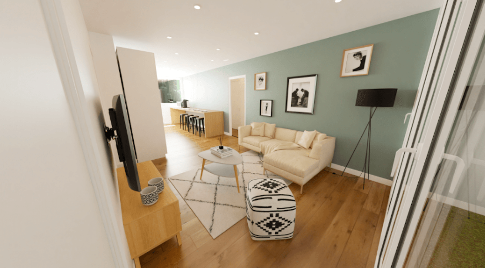 salon 3d appartement colocation st brieuc