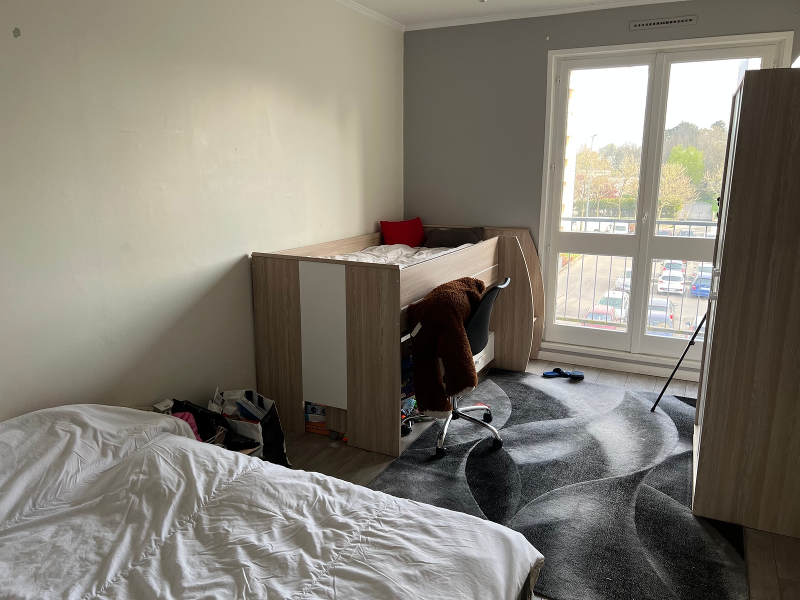 Coloc Rennes Gacet- Variante 4 chambres 2 SDE