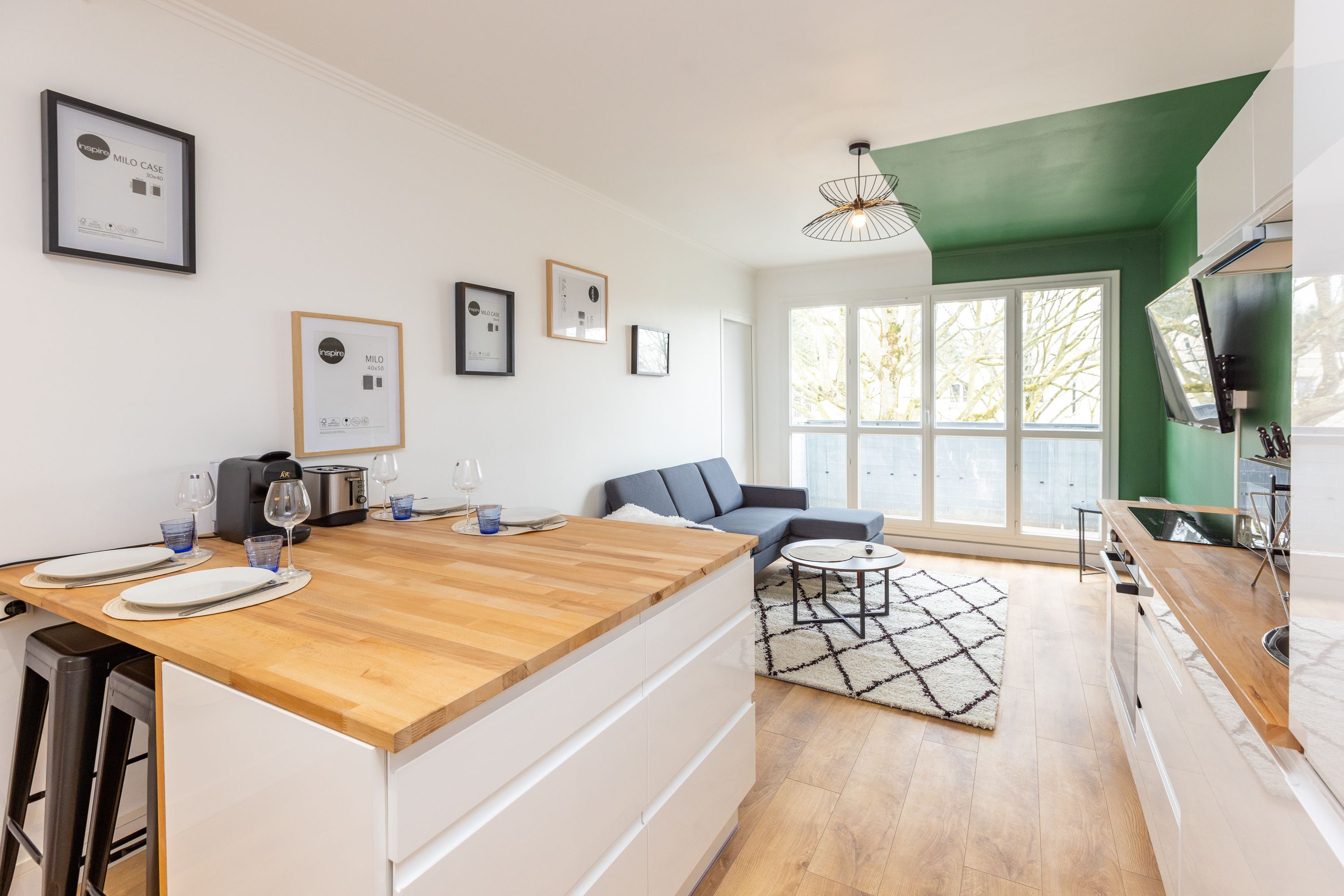 Coloc Rennes Gacet- Variante 4 chambres 2 SDE