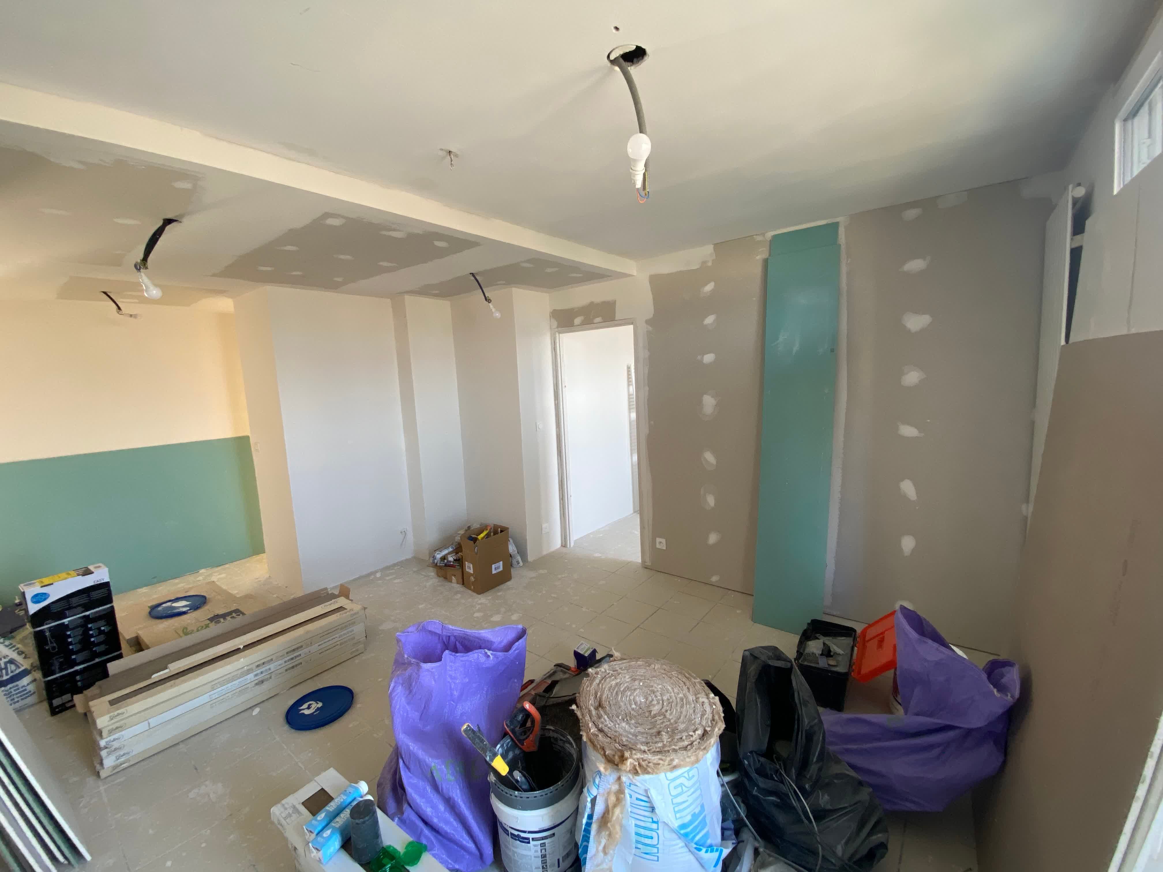 cloison salon colocation SMH investissement locatif