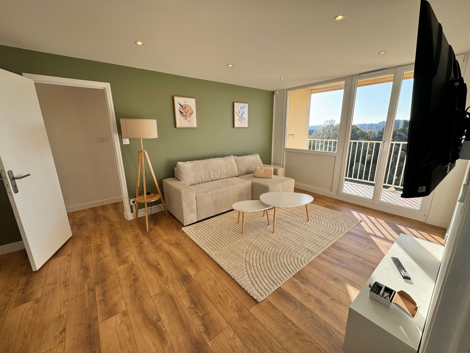 salon après appartement colocation st brieuc 2