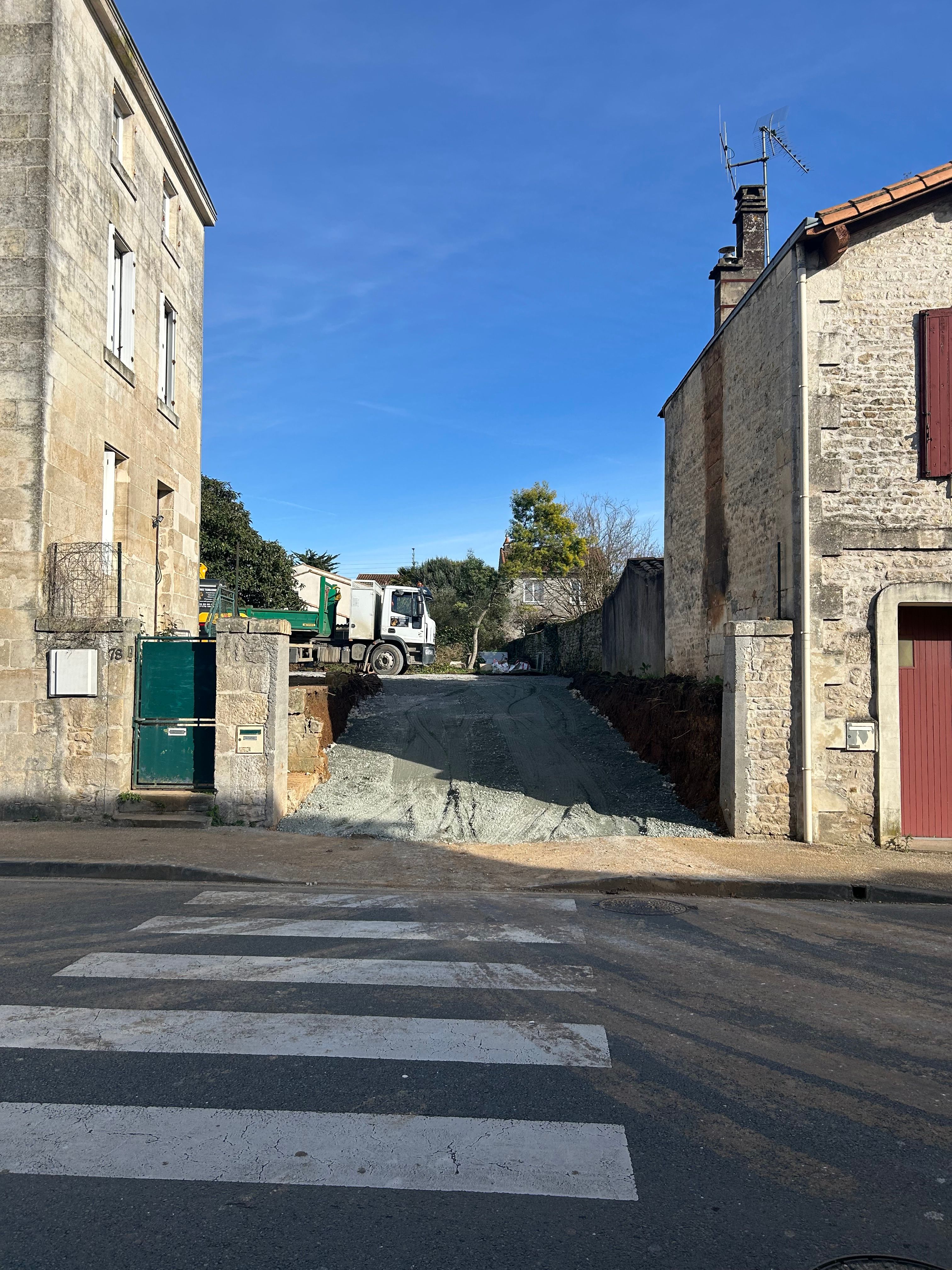Photo travaux terrassement