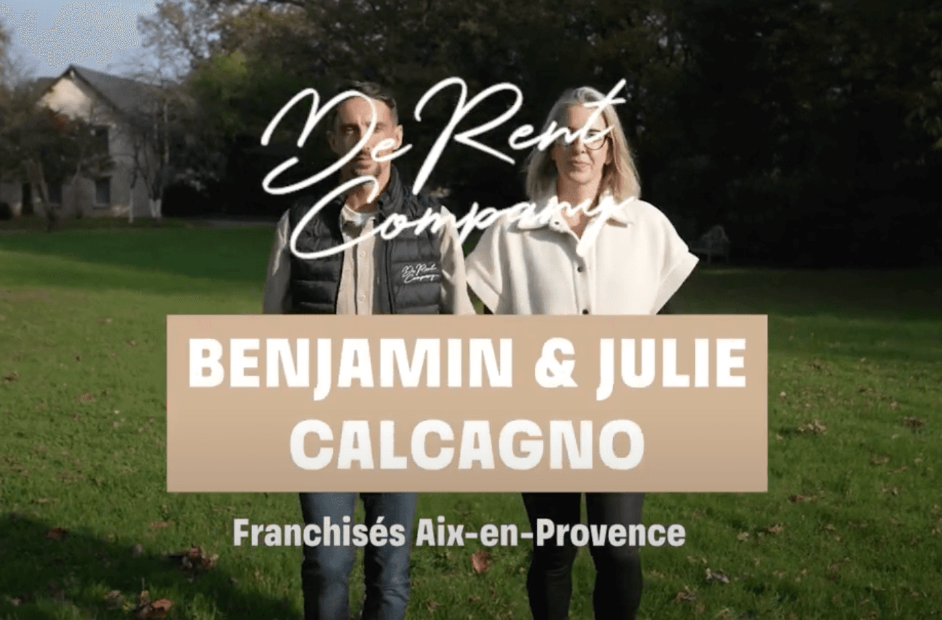 Interview Franchisé De Rent Company - Benjamin & Julie Calcagno - Aix-en-Provence