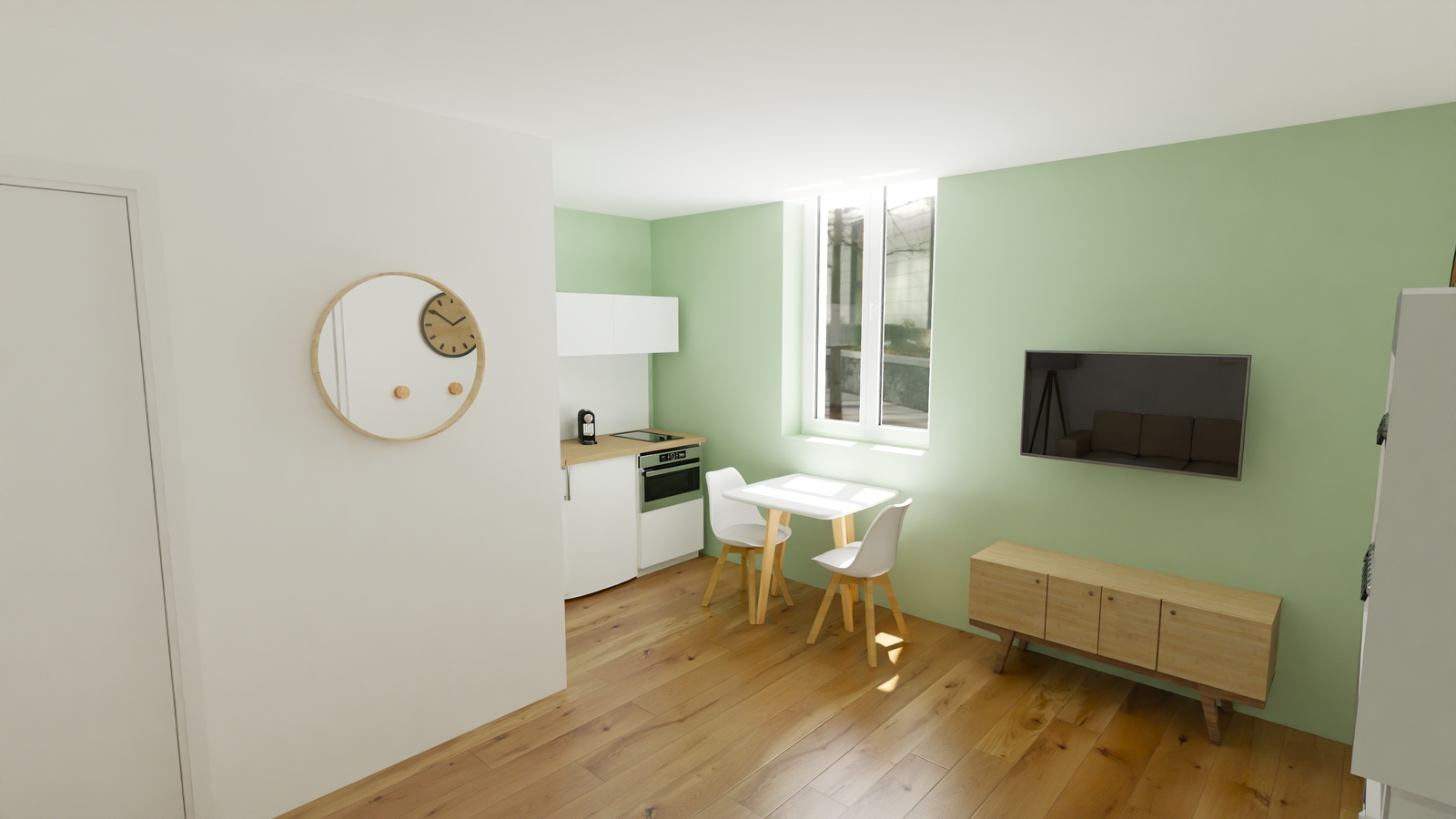 Projection 3D du projet immobilier à Dax